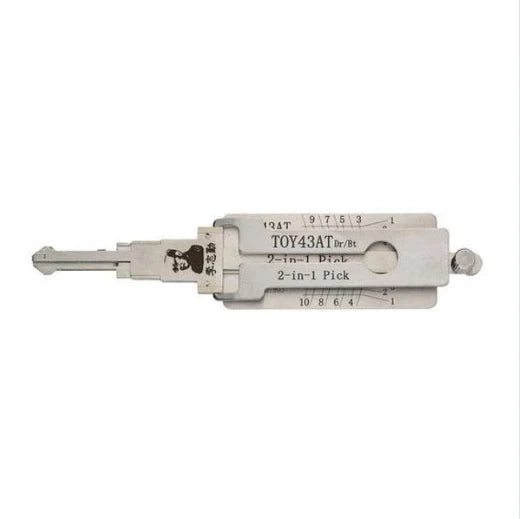 Original Lishi - TOY43AT Toyota / 10-Cut / 2-in-1 Pick & Decoder / DR & BT / AG Original Lishi - TOY43AT Toyota / 10-Cut / 2-in-1 Pick & Decoder / DR & BT / AG